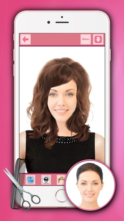 HairStyle Makeover For Girls - Hair Salon Editor screenshot-3