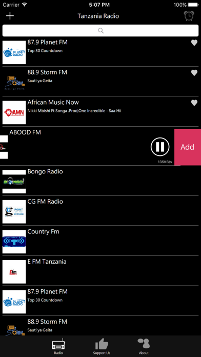 Tanzanian Radio iPhone screenshot 4 - Entertainment app