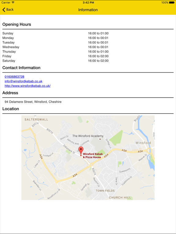 Screenshot #6 pour Winsford Kebab and Pizza House