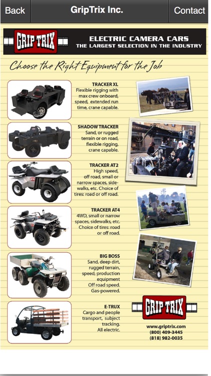 Grip 411 Equipment and Crew Directory