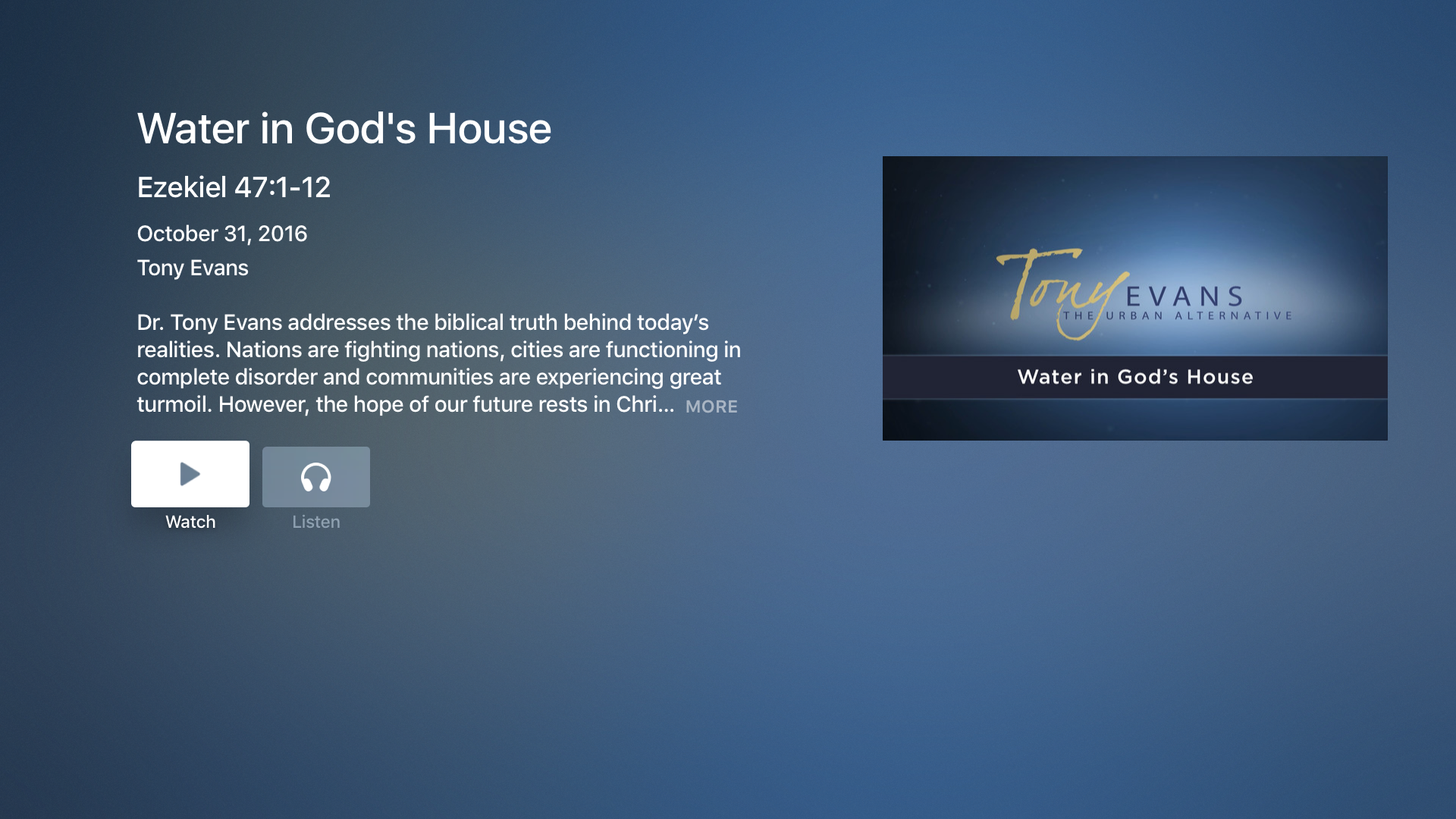 Tony Evans Sermons