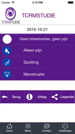 Game screenshot TCRM menstruatie kalender apk