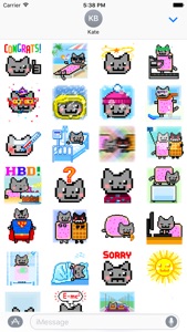 Nyan Cat Premium Stickers screenshot #1 for iPhone