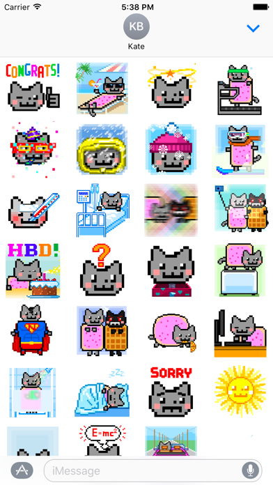 Screenshot #1 pour Nyan Cat Premium Stickers