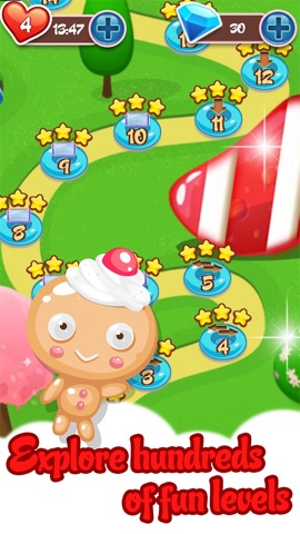 Jelly Garden puzzle : Match 3  Free Gameのおすすめ画像5