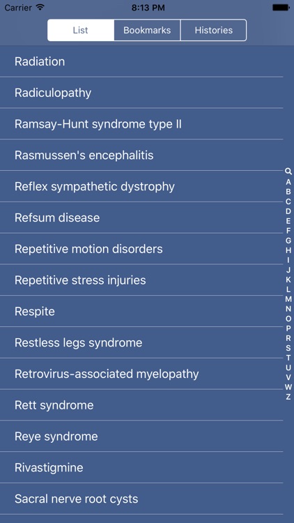 Dictionary of Neurological Disorders for iPhone