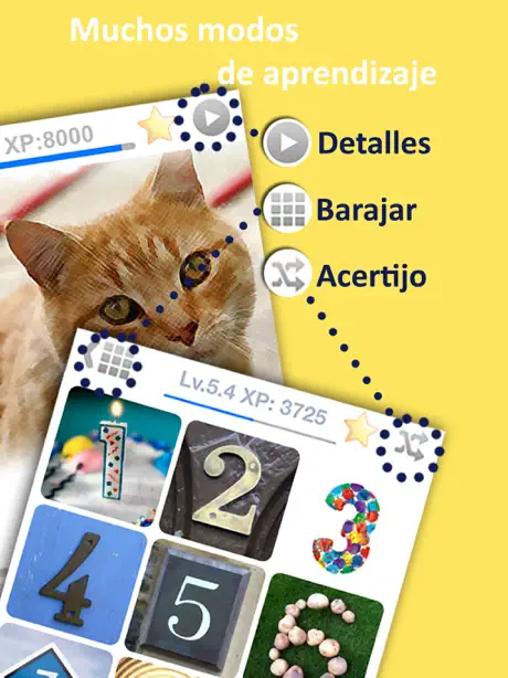 Aprender alemán con flashcard de bebé