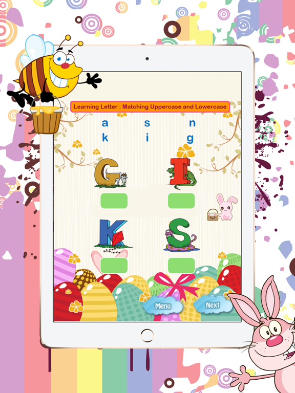 1st Grade ABC Letter Recognition Flashcards Online iPad screenshot
