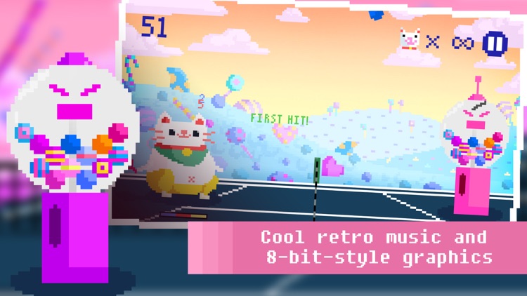 Candy Cat Tennis - Pixel Training