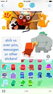 sticker pals! 800 stickers from david lanham iphone screenshot 2