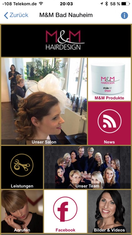 Die M&M Hairdesign App für unsere Kunden