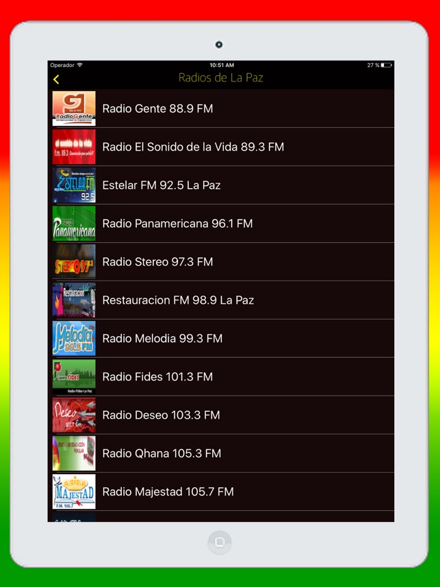 Radios Bolivia - Emisoras de Radio Online FM & AM en App Store