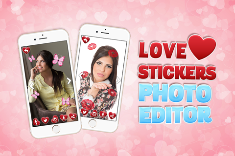 Love Stickers Photo Editor – Add Beautiful Effects And Edit Pictures With Romantic Free App For Girls screenshot 3