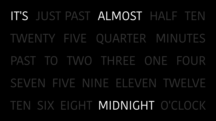 Screenshot #3 pour Written Clock
