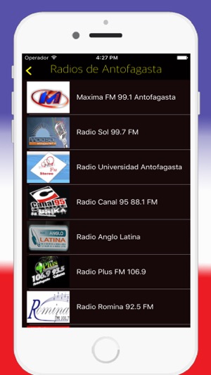 Radios de Chile Online FM & AM - Emisoras Chilenas a l'App Store