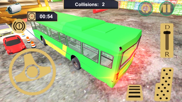 Beach Bus ParkingDrive in Summer Vocations