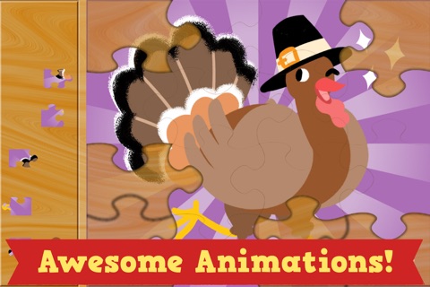 Thanksgiving Puzzles - Fall Holiday Games for Kids - Education Edition screenshot 4