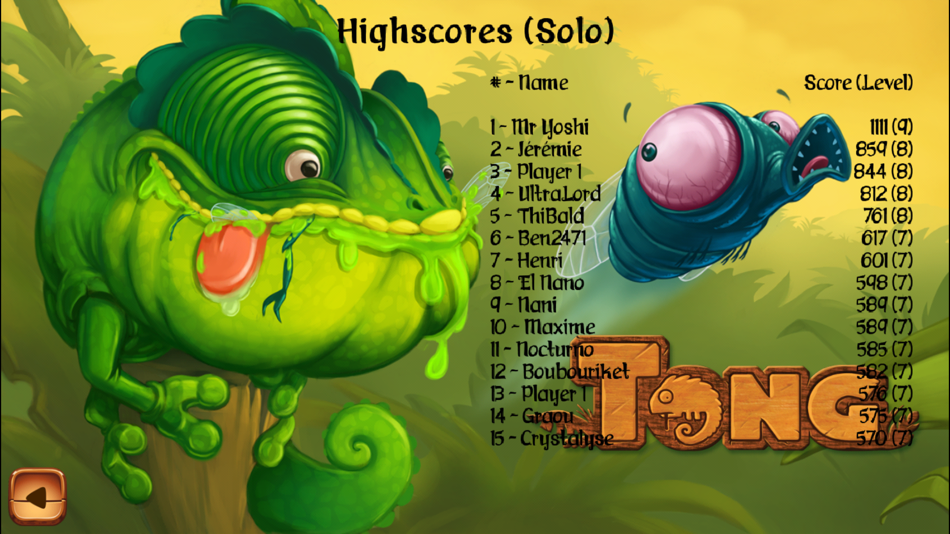 #4. Tong the chameleon (iOS) 由: Meeple Touch
