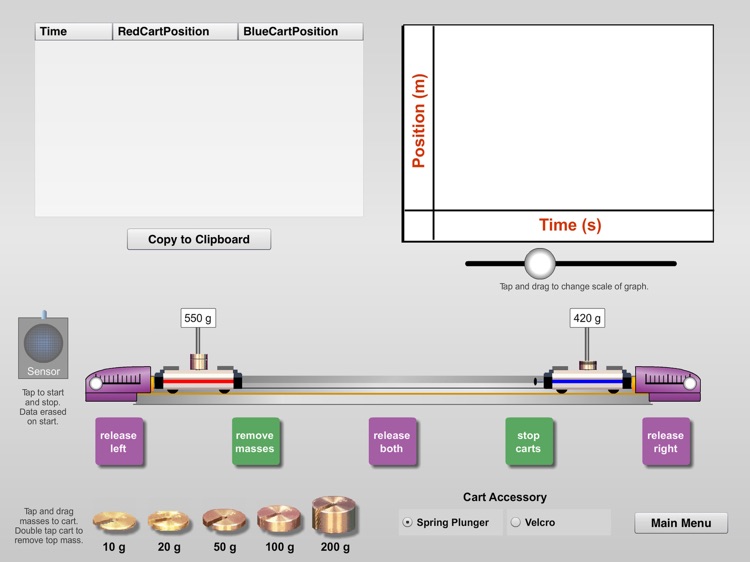 KET Virtual Physics Labs - Momentum