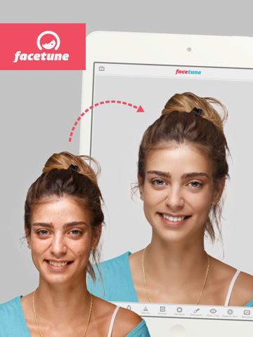 Скриншот из Facetune for iPad