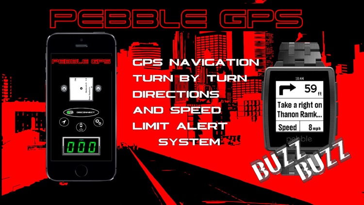 Pebble GPS-Navigation and Speedometer