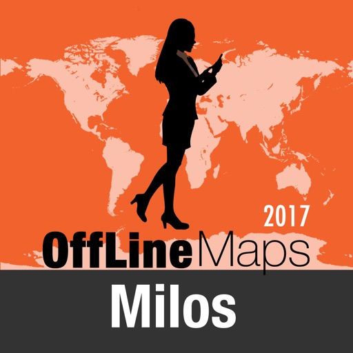 Milos Offline Map and Travel Trip Guide icon