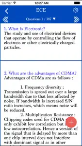 ECE Interview Questions screenshot #2 for iPhone