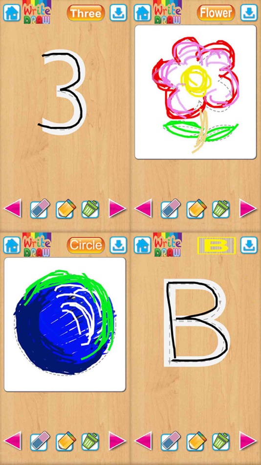 #5. Write Draw Free - Learning Writing, Drawing, Fill Color & Words (iOS) 由: Dickson Kwok