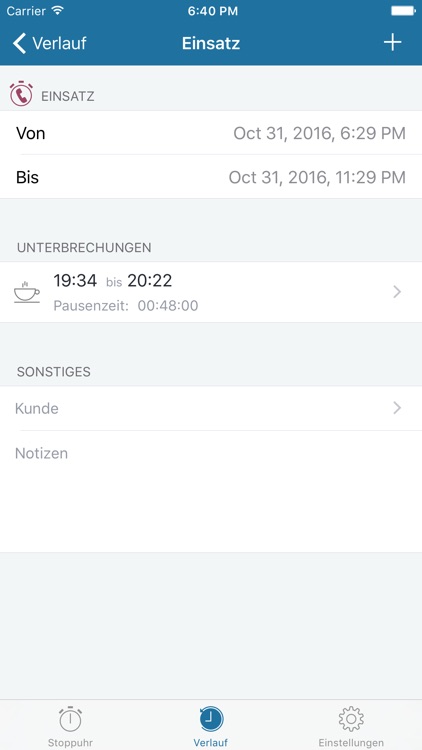 Arbeitszeitpilot screenshot-3