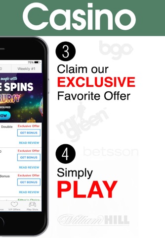 Casino App - Exclusive Bonuses & Free Roulette Games screenshot 2