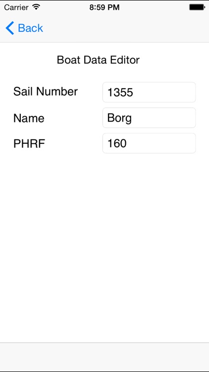 PHRF Race Control-Single Race