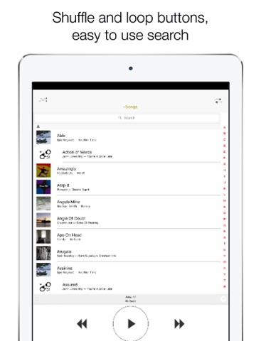 Screenshot #4 pour Simple Music Player