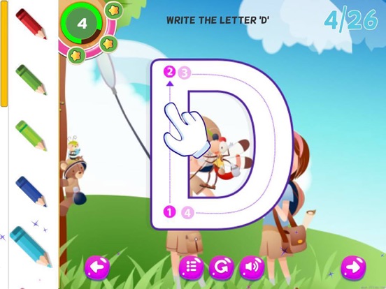 ABC Tracing Handwriting Learn to Write Letters iPad screenshot