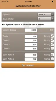 Systemwetten Rechner der Wettbasis iphone bilder 3