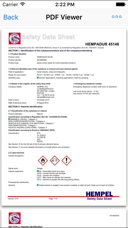 Hempel Datasheets screenshot-3