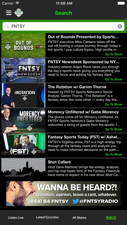 FNTSY Radio screenshot-3