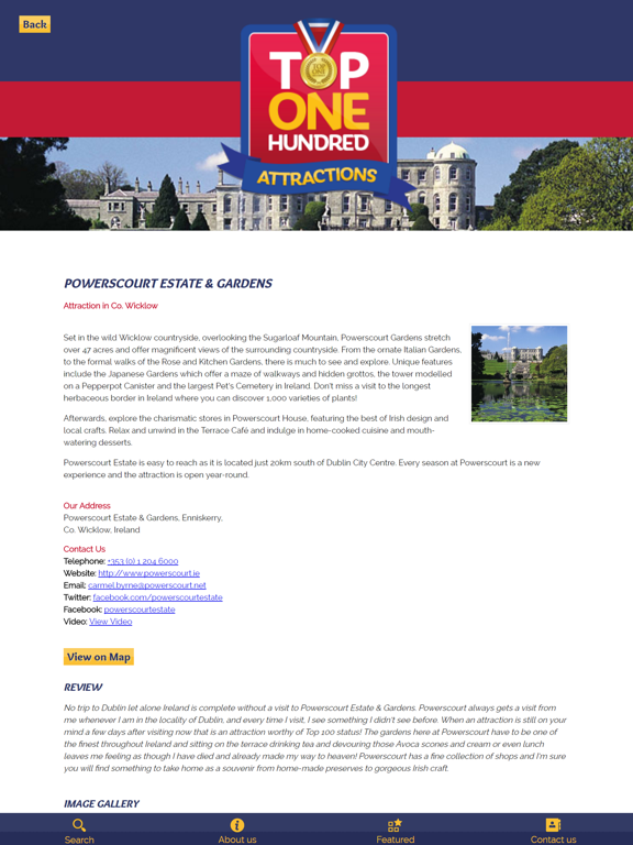 Screenshot #6 pour Ireland Top 100 Attractions