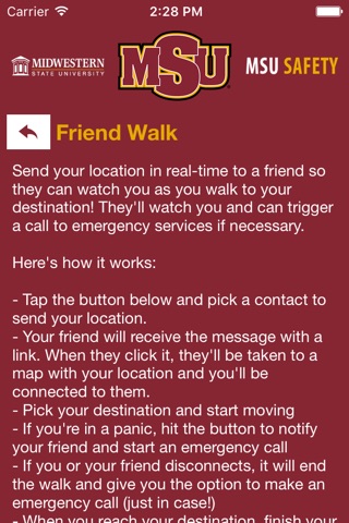 MSU Safety screenshot 2