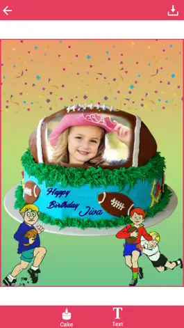 Game screenshot Photo Name on Kids Birthday Cake mod apk