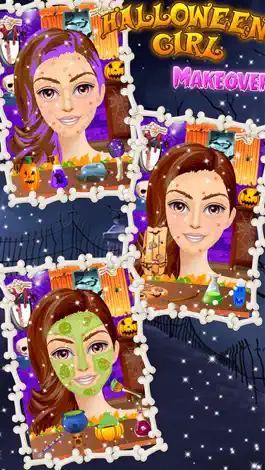 Game screenshot Хэллоуин макияж салон девочек игры mod apk