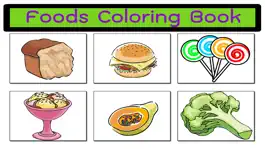Game screenshot Illustration of Foods And Sweets Coloring for Kids apk