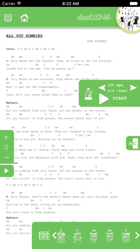 dasDing 1 Songbook screenshot 2 of 5