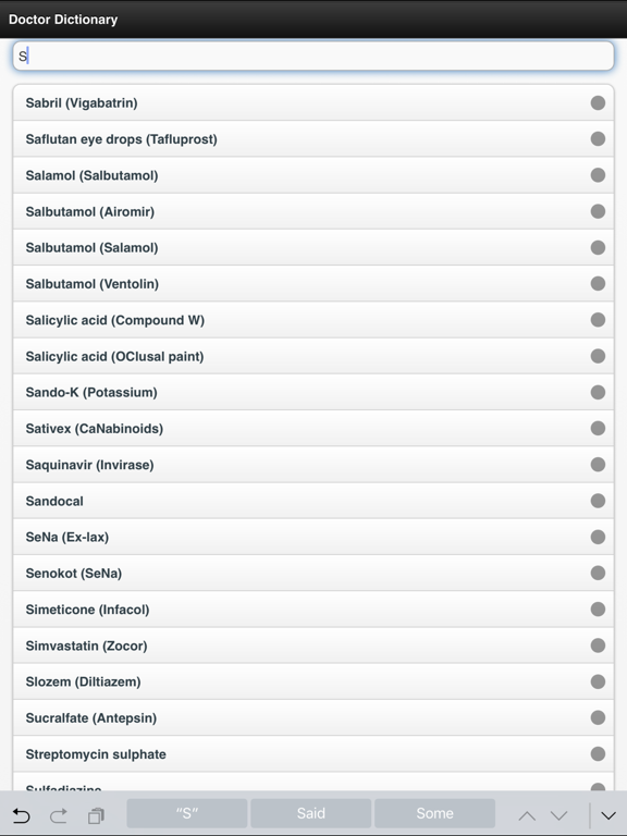 Doctor Dictionary Offline iPad screenshot