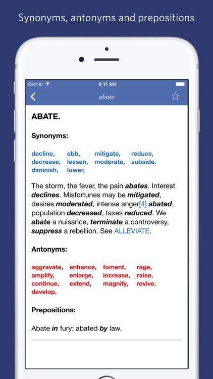 English Synonym Antonym