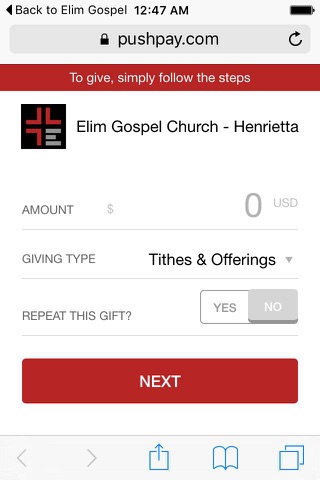 Elim Gospel screenshot 3