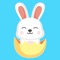 Cute Easter Bunny Stickers