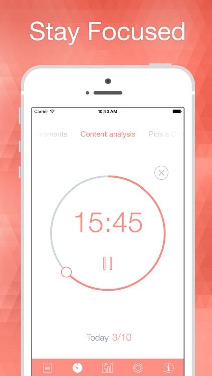 Be Focused - Focus Timer & Goal Tracker for work