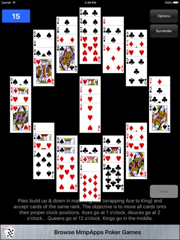 Clocks Solitaire screenshot 3