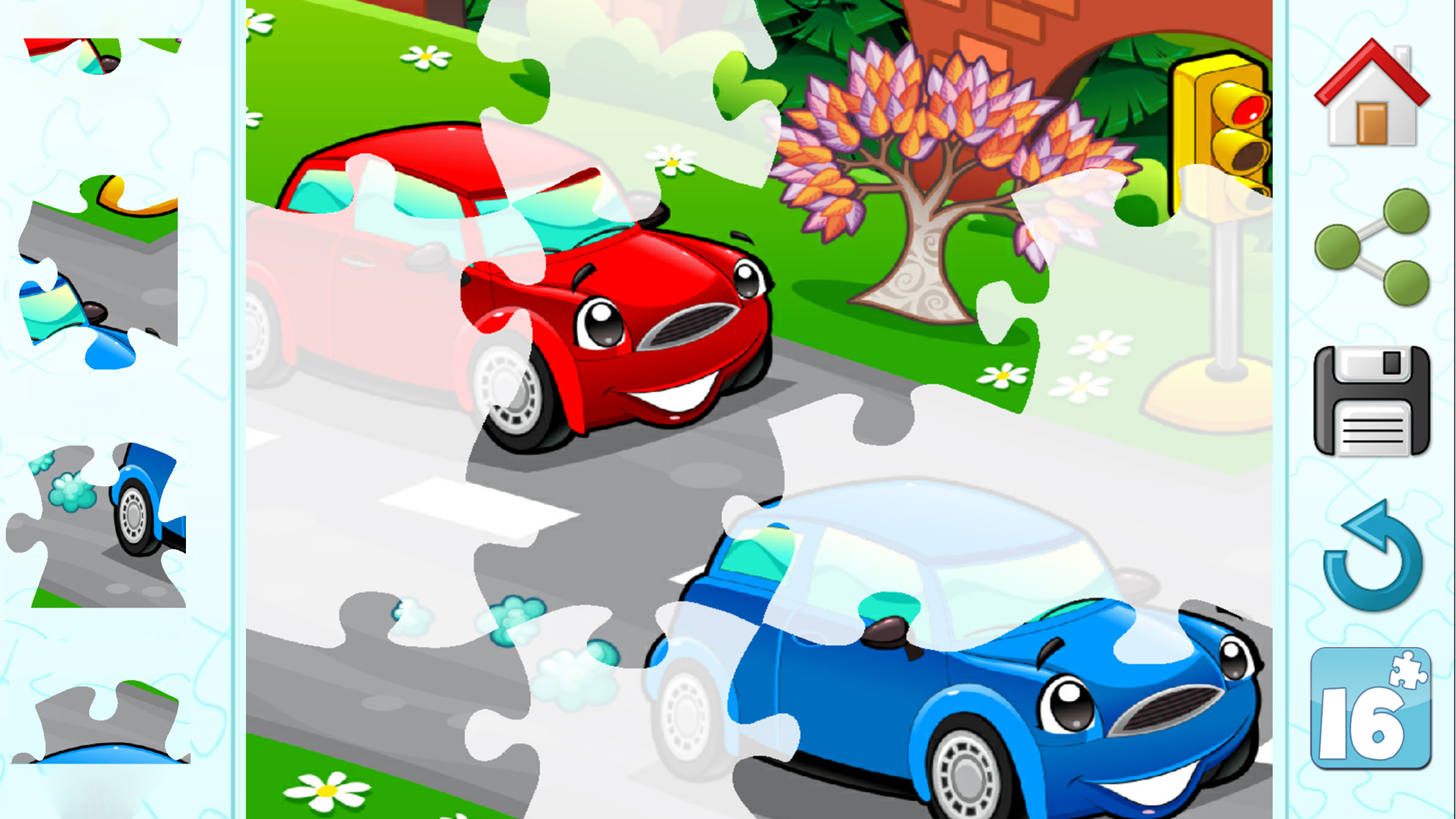 Slide Magic Puzzle & Photos - Cars Sliding Block