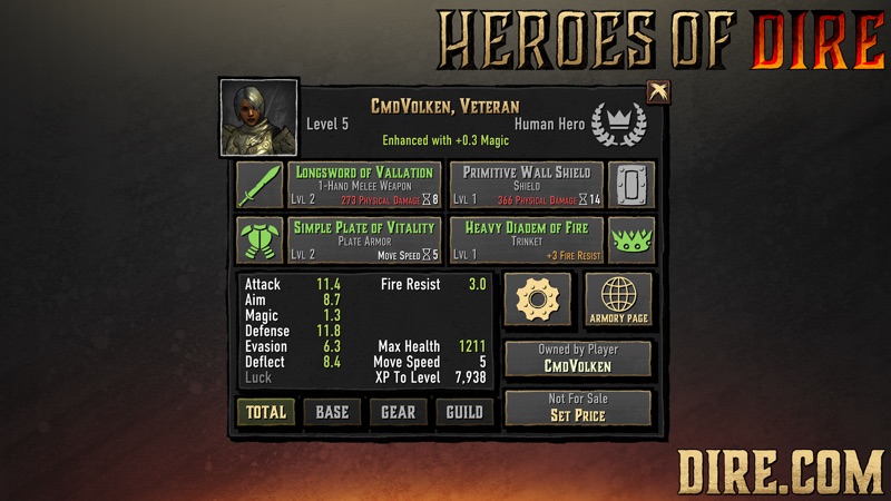 Heroes of Dire screenshot 2